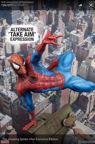 SIDESHOW COLLECTIBLES SPIDERMAN PREMIUM FORMAT EXCLUSIVE VERSION - OUT 3