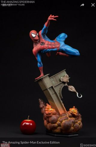 SIDESHOW COLLECTIBLES SPIDERMAN PREMIUM FORMAT EXCLUSIVE VERSION - OUT 4