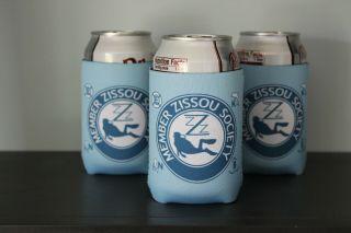 Set of 3 Member Zissou Society Neoprene Beer Can Holder Life Aquatic Team Steve 2