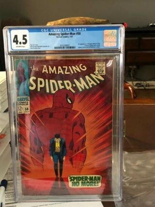 The Spider - Man 50 Cgc 4.  5 - 1st Appearance Of The Kingpin