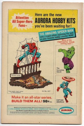 Strange Tales 152 Marvel 1967 Silver Age Comic VF - /VF (Dr.  Strange & Nick Fury) 2
