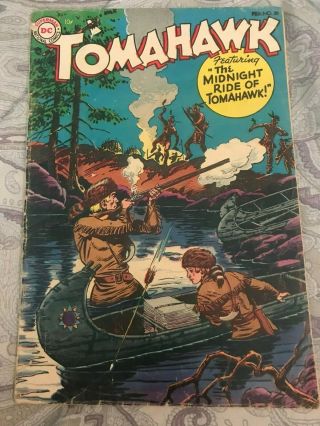 Tomahawk 30 Last Precode Issue Cover And Art Fred Ray Art Golden Age Dc 1955