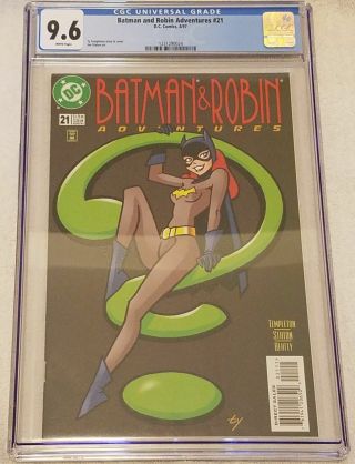 Batman And Robin Adventures 21 Dc Comics 1997 Cgc 9.  6 Nm,  Classic Batgirl Cover