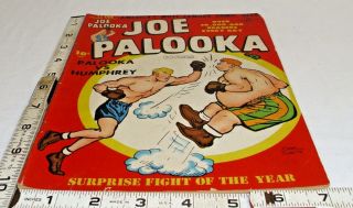 Joe Palooka Comic Feb.  1948 Vol.  2 No.  17 Harvey Publications Golden Age Boxing