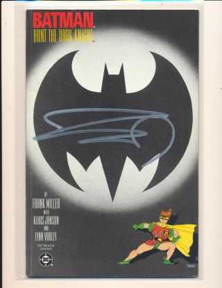 Batman: The Dark Knight Returns 3 (1986) Signed By Frank Miller Fine