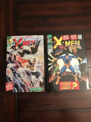 The X - Men Omnibus Vol 1 & Vol 2 Hc Marvel Oop Hardcover Stan Lee Jack Kirby