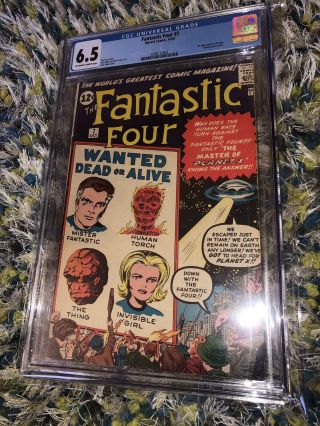 Fantastic Four 7 Cgc 6.  5 Marvel Comics 1962 Stan Lee & Jack Kirby Ff 1st Kurrgo