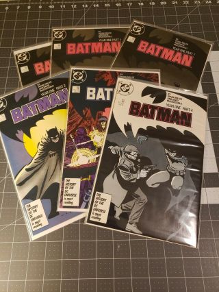 Batman 404 - 407 Batman Year One Frank Miller (feb 1987,  Dc)