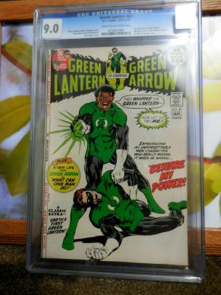Green Lantern 87 Cgc 9.  0 Key First Appearance Of John Stewart