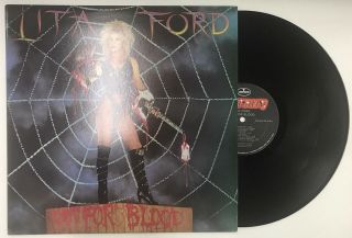 Lita Ford " Out For Blood " 12 " Heavy Metal Lp