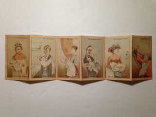 Antique Jd Larkins & Co Sweet Home Soap Victorian Trade Card Family Litho Mother