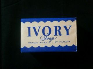 vintage 1940 ' s Ivory Soap medium Bar.  