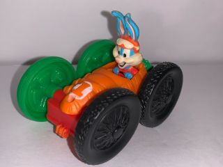 Vintage Tiny Toons Warner Brothers 1990 Buster Bugs Bunny Elmyra Flip Car