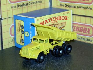 Matchbox Lesney Euclid Quarry Truck 6 C2 Regular Whls Ddabb Sc12 Vnm Crafted Box
