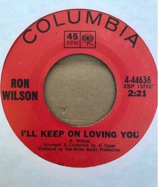 Ron Wilson 45 I’ll Keep On Loving You / As Tears Go By – Brian Wilson Beach Boys