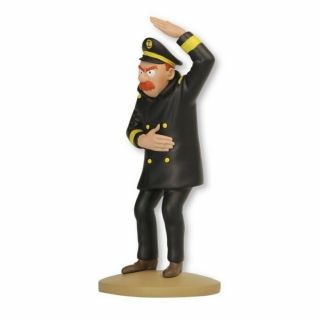 Collectible Figurine Tintin,  The Captain Chester 14cm,  Booklet Nº94 (2015)