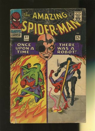 Spider - Man 37 Gd 2.  0 1 Book Marvel,  Norman Osborn,  Real Name 1st Reveal