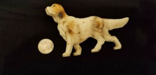 Vintage Irish Setter,  Bird Dog,  Porcelain Dog Figurine Japan 5 1/2 