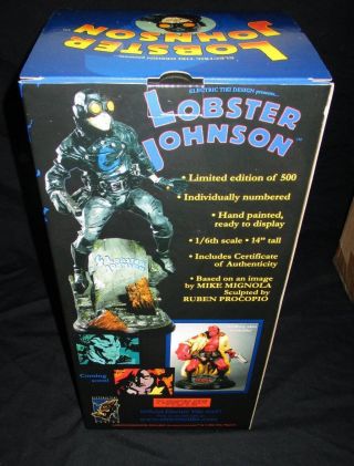 LOBSTER JOHNSON ELECTRIC TIKI SIDESHOW COLLECTIBLES STATUE HELLBOY 1/500 4