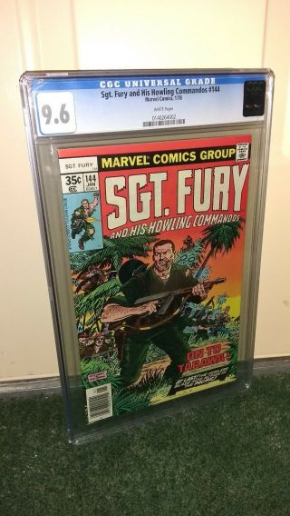 Sgt.  Fury 144 Cgc 9.  6 White Pages