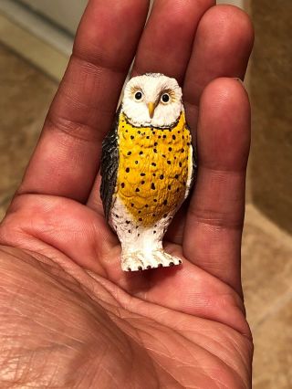 Japan African Grass Owl Bird Animal Pvc Mini Figurine Figure Model 6cm