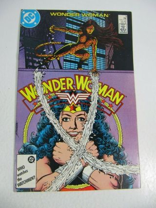 Wonder Woman 9 (dc Comics 1987) 1st Modern Cheetah - Movie Villain Vf,