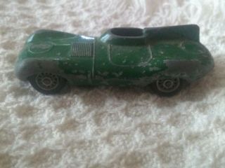 Matchbox Lesney D - Type Jaguar 41 (green) Spoked Wheels (no Driver) Rare Car