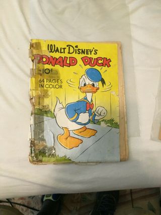 Four Color Comics 4 Donald Duck Feb.  1940 1st Walt Disney Comic Book Complete