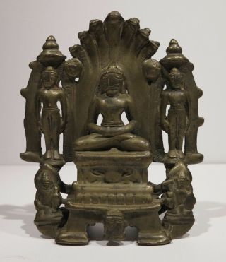 Antique Bronze Indian Hindu Durga India Antiquity Pilgrimage Sculpture