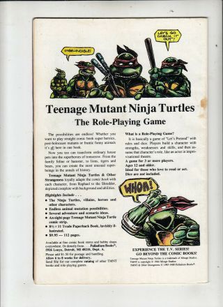 Teenage Mutant Ninja Turtles Adeventures 1 2 3 1988 1.  25 Canadian Price Variant 4