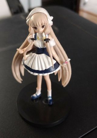 White And Blue Chobit Maid - Figurine/figure Anime/manga - 9 Cm
