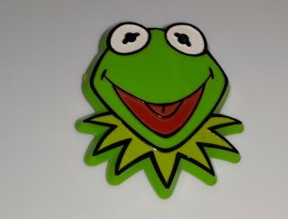 Collectible Pin Muppets Kermit The Frog 1978 Plastic A100