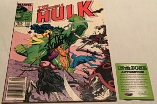 The Incredible Hulk 310 Autograph Stan Lee In The Zone Authentics Certified