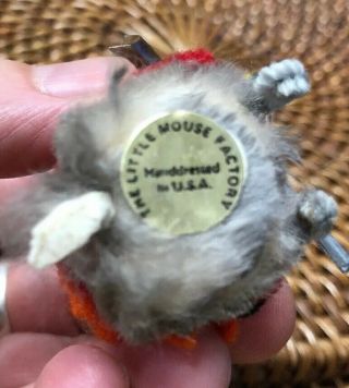 Vintage Little Mouse Factory Real Fur Duck Hunter 5