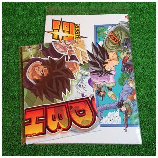 Jump Comics Manga Dragon Ball / Heroes Promo Poster Set 2 / Rare