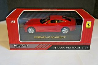 Hot Wheels Ferrari 612 Scaglietti,  1/43 Scale,  Xlnt,  2009