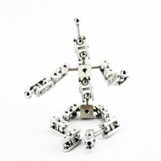 SBA - 11 11CM BABY figur DIY Stop Motion Animation Character metal Puppet Armature 2