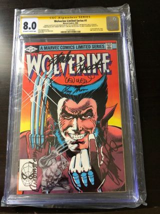 Wolverine 1 Limited Series (sep 1982,  Marvel) Cgc Ow/w 8.  0 Signed X7 & Sketched