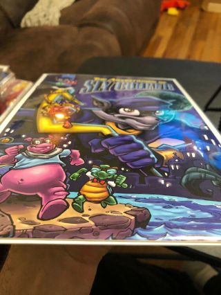 The Adventures Of Sly Cooper Rare Comic Book Ps2 Playstation Sony Nm/mint 8
