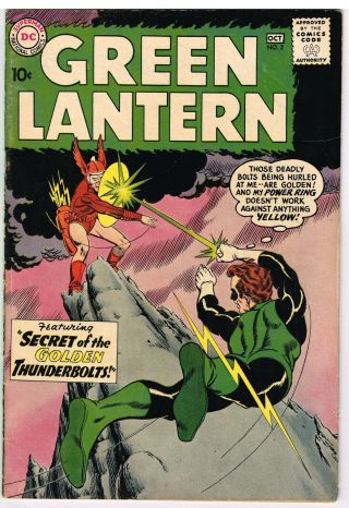 Green Lantern 2 1960 (3.  5) Secret Of The Golden Thunderbolts