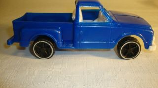 Vintage 1970 GAY TOYS Blue Chevrolet C/10 Pickup Truck Made in USA 3