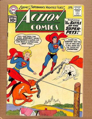 Action Comics 277 - Superman Justice League Of America Dc Comics