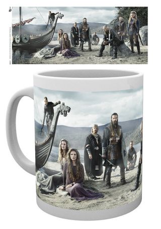 Vikings Beach 10oz Ceramic Mug Ragnar Action Tv Series Tea Coffee Cup