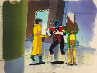 X - Men: The Animated Series - Nightcrawler,  Storm & Jubilee - Animation Cell