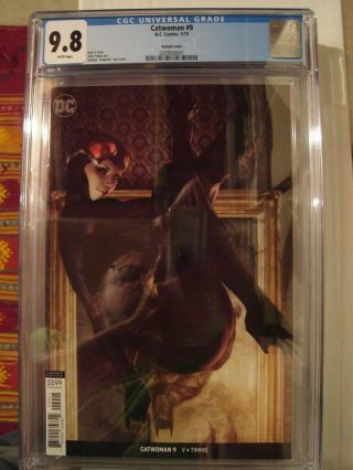 Catwoman 9 Cgc 9.  8 Stanley Artgerm Lau Variant Cover