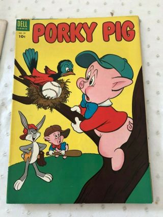 Porky Pig - 26,  27,  28,  29,  30,  31 - 1953 DELL Walt Disney ' s 10 Cent Comic 4