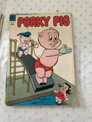 Porky Pig - 26,  27,  28,  29,  30,  31 - 1953 DELL Walt Disney ' s 10 Cent Comic 5