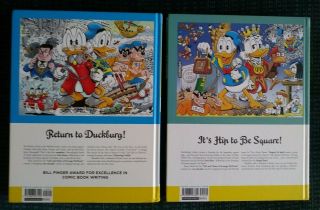 The Don Rosa Library Vol.  1 & 2 Uncle Scrooge Donald Duck Walt Disney Hardcover 2