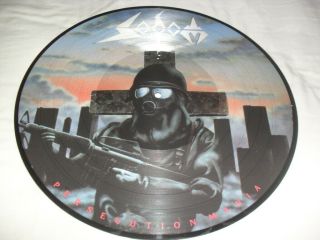 Sodom - Persecution Mania - Awesome Very Rare Ltd Edition Picture Lp From 1987 Nm