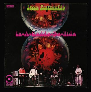 Vinyl Lp Iron Butterfly - In - A - Gadda - Da - Vida In A Gadda Da Vida Piros Vg,  /nm -